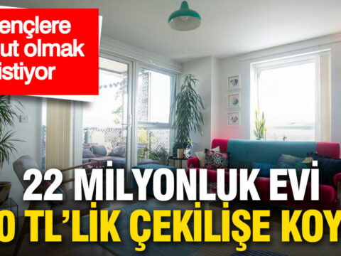 22 Milyonluk Evi 300 TL ile Çekilişe Koydu: Gençlere Umut Aşılama Çabası